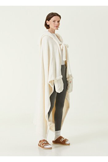 İrya Es Parla Hope Battaniye Ekru Oversize