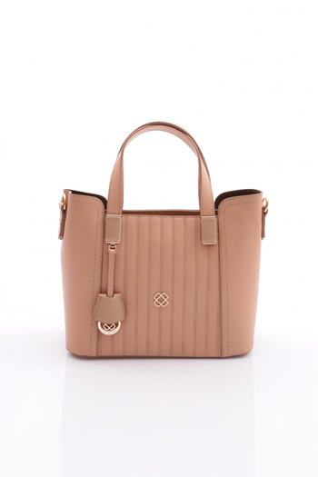 DGN Women's Column Shoulder and Shoulder Bag Nude 8183555
