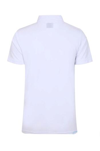 UHLSPORT Μαύρο και άσπρο μπλουζάκι Polo - Brush 2021007