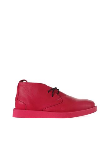 Bueno Shoes Φούξια Δερμάτινα Γυναικεία Μποτάκια - Flat Cut 01wv9700