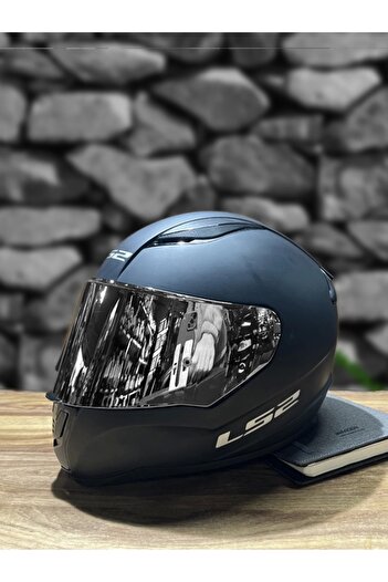 LS2 RAPID MAT SİYAH KASK - GRİ VİZÖR