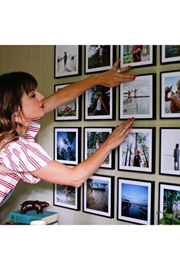 Andoweb Black Square Frame with Photo (3 Pieces)