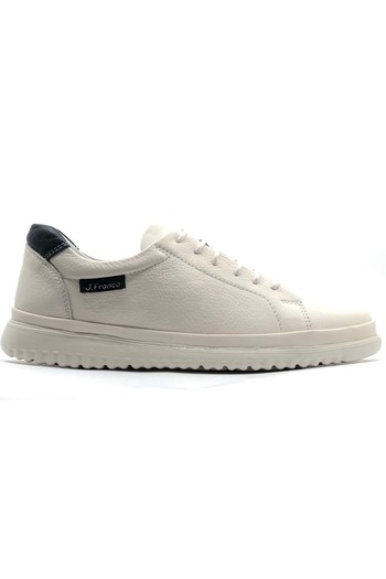 KOCAMANLAR James Franco 9144 Шкіряні кросівки Casual Чоловіче взуття БІЛИЙ