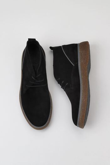 Bueno Shoes Ανδρικές μπότες σουέτ Μαύρες - 07m12912844