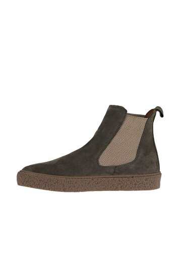 Bueno Shoes Haki Süet Kadın Düz Bot 01wt3206