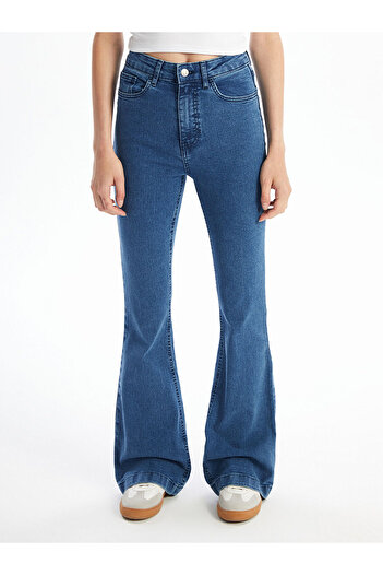 LC Waikiki Pantaloni Jean pentru damă Mars Flare