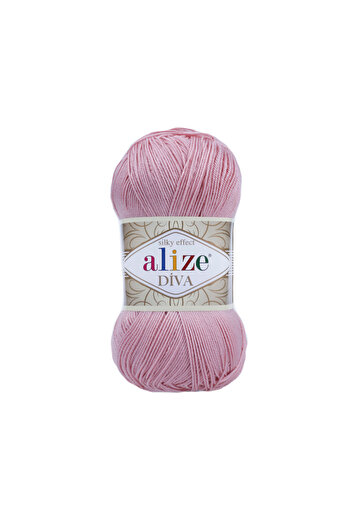 Alize Σχοινί Mercerized Diva - 363 Νυφικό Ροζ - 100 Γρ. 350 Μ.