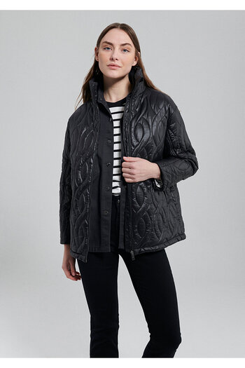 Mavi Καπιτονέ Μαύρο Σακάκι Oversize / Wide Cut1110332-900