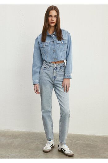 Mavi Happy Street Ice Blue Jean Pants101453-86458