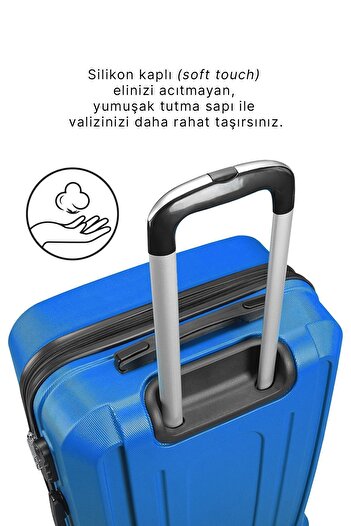 Wexta Wx-210 Çivit Mavi Orta Boy Valiz