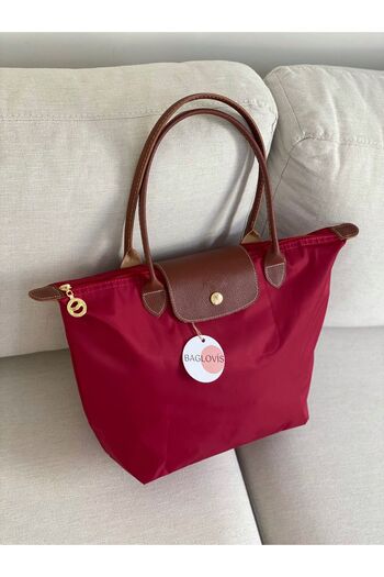 BAGLOVİS FOLDABLE FENCE DETAIL LARGE WOMEN'S BAG