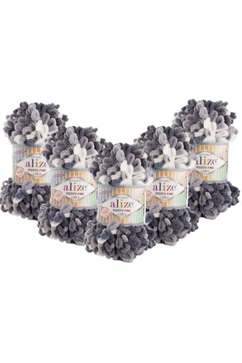 Alize Νήμα πλεξίματος χεριών Puffy Color 5 Pack 5925