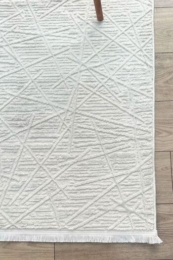 Decomia Home Line Dokuma Yumuşak Krem Salon Halısı Mutfak Halısı Makine Halısı Yolluk