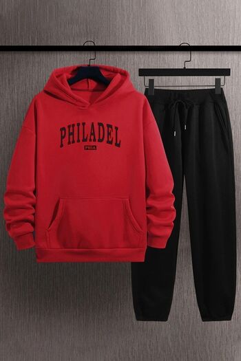 uyguntarz Σετ φόρμας Unisex Philadelphia printed