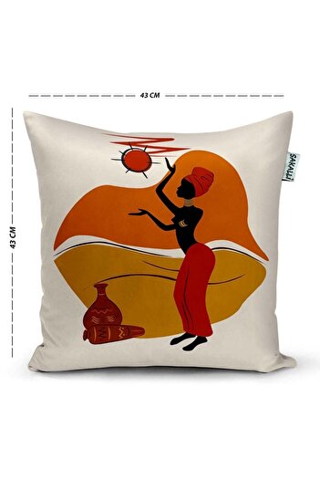 Sakallı 3D Printed Decorative Throw Pillow Cover