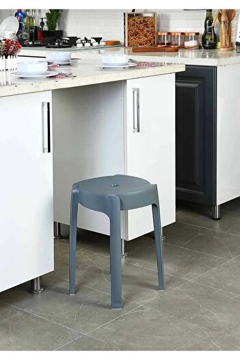 Arbu Home 4'lü Ultra Dayanıklı Modern Tasarım Kırılmaz Tabure