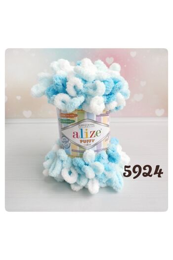 Alize Puffy Color 5924 Okyanus Mavi 5 Adet