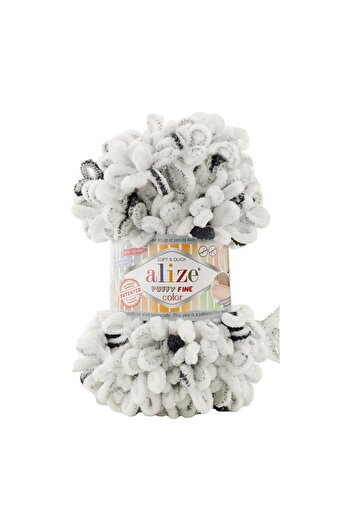 Alize Puffy Fine Color (μικρό παπιγιόν) Πακέτο 5 - 7646