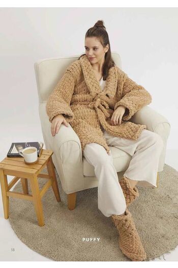 Alize 5 Pieces of Hand Knitted Crochet No Needle No Needle 5 Pieces for Baby Blanket 799 Panda