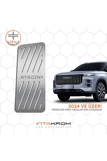 İntachrom Jaecoo 7 Krom Ayak Dinlendirme Pedalı- 2024 ve Üzeri