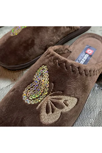 GEZER Butterfly Patterned Embroidered Towel - Personality Slippers