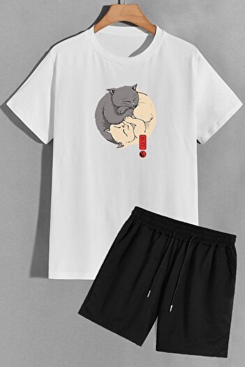 trendypassion Σετ φόρμας αθλητικής φόρμας T-shirt Design Σορτς