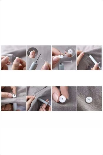 Ardinyo Duvet Cover Buckle Fishbone Machine Quilt Holder Throw Pillow Button Duvet Cover Holder Apparatus