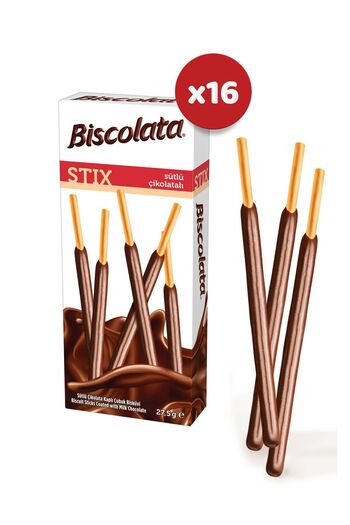 Biscolata Stix Sütlü 27,5 gr X 16 Adet