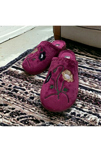GEZER Floral Patterned Embroidered Towel Slippers for Personality