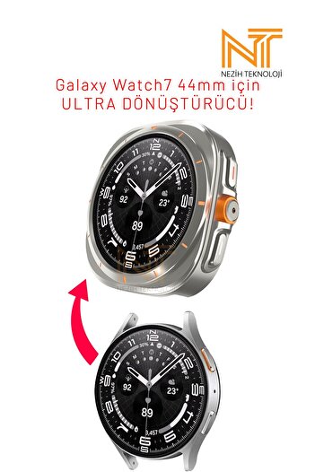 Nezih Case Samsung Galaxy Watch7 44mm Saatleri ULTRA’ya Dönüştüren Ekran/Kasa Koruyucu