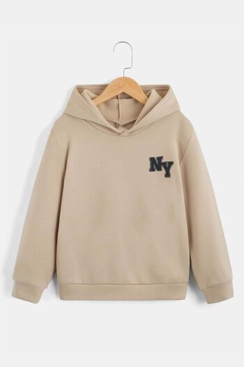 uyguntarz Bequemes Sweatshirt mit Ny-Aufdruck für Jungen und Mädchen