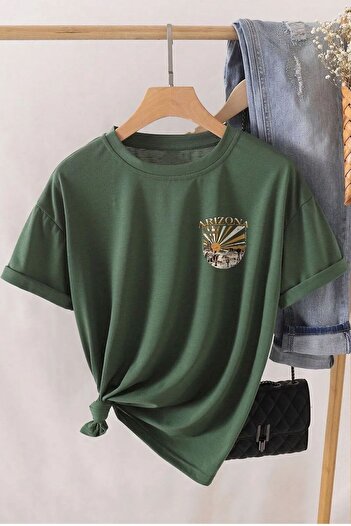 uyguntarz Μπλουζάκι Unisex με στάμπα Arizona Oversize