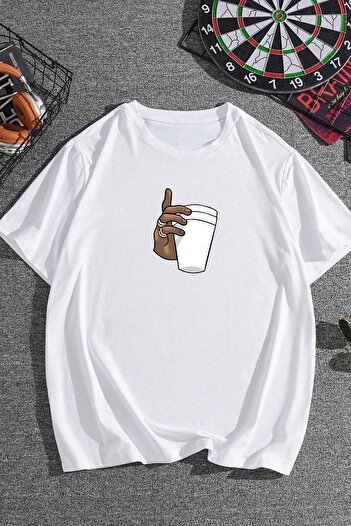 uyguntarz Μπλουζάκι Unisex Tupac Coffee Printed
