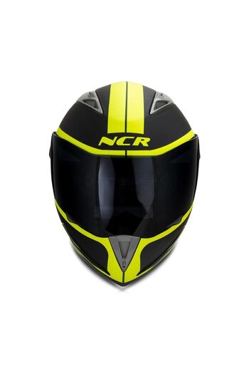 NCR Çene Açılır Kask Siyah Vizörlü Ece Belgeli