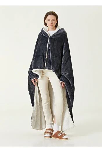 İrya Es Parla Lona Blanket Anthracite Oversize