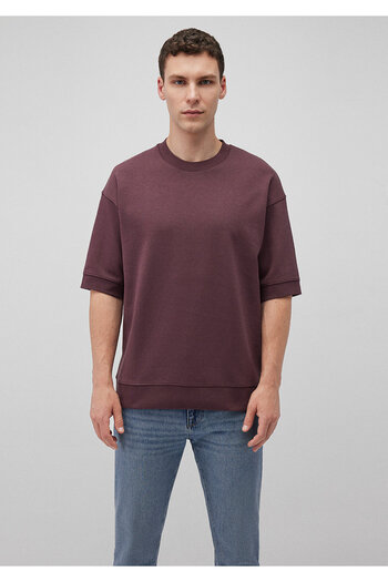 Mavi Claret Red Crew Neck T-shirt -LooseFit,LooseFit 0611614 -70260