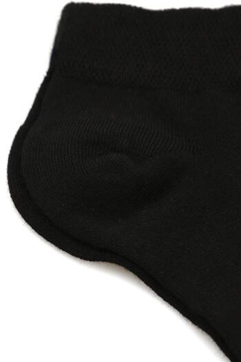 Jakamen Black Bamboo Ankle Booties Socks