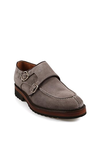 Jakamen Mink 100% Leather Buckle Eva Sole Suede Casual Shoes