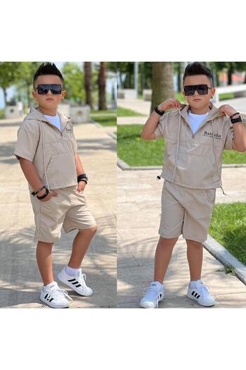 KOKOŞ BEBEK Hooded Style Suit Set