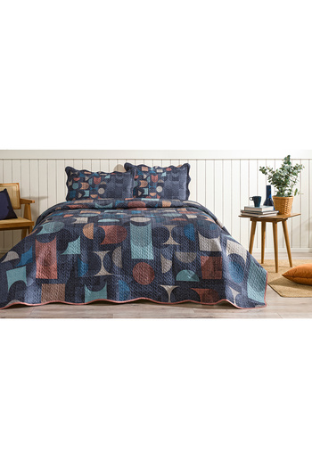Özdilek Colored Shape Single Bedspread 180X260 cm