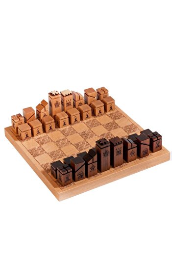 Anadolia Wooden Chess Set Stone Set