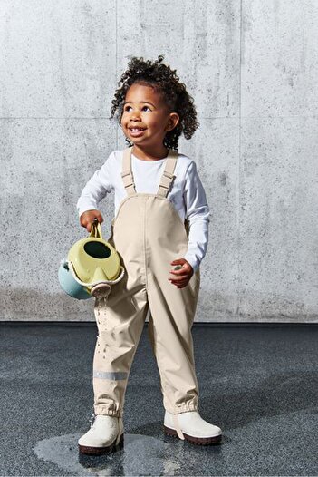 Tchibo Kids Boy Plain Rain Trouser, Beige