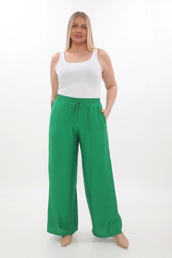 Lady Majestic Viscose Large Size Pantalon