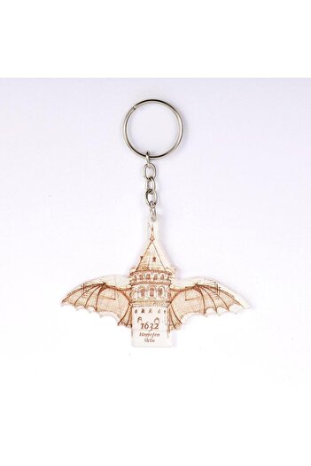 Anadolia Galata Tower Plexiglass - Winged Keychain