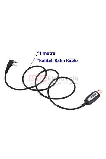 MBL Telsiz Programlama Kablosu+Cd Baofeng TYT WLN MARS..Uyumlu K Tip
