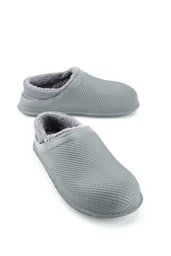 GEZER Men's Winter Eva Plush Silent Sole Home Garden Slippers
