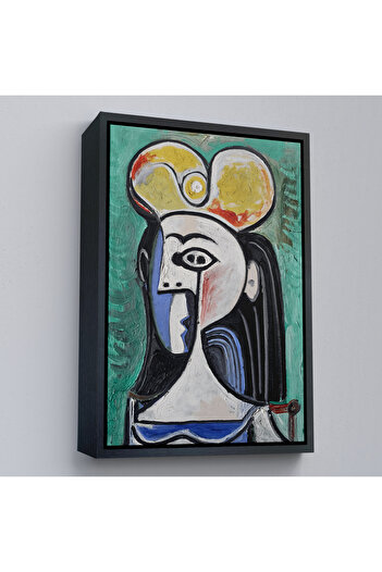 indispensablely Framed Pablo Picasso - Portrait Painting by Jaqueline Roque-8087