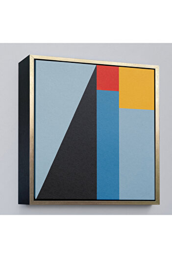 N NOXXO Wooden Framed Léon Wuidar - Abstract Painting-8302