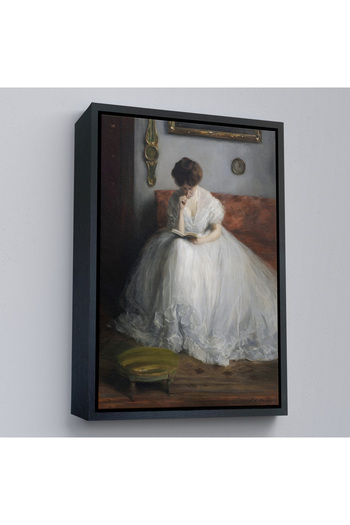 indispensablely Framed Jacques-Émile Blanche - Lucie Reading Painting-8041