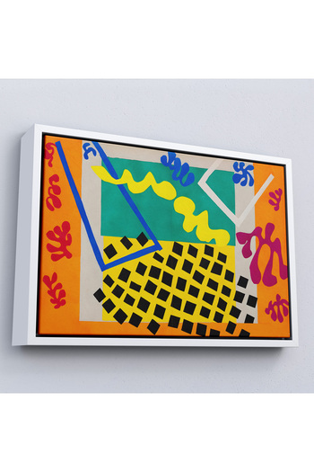 N NOXXO Henri Matisse with Wooden Frame - Las Codomas Painting-7080